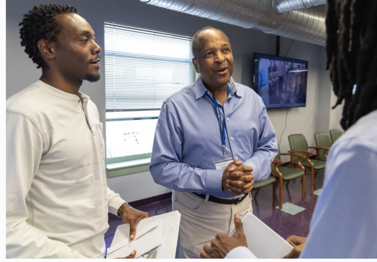 Saint Leonard’s volunteer featured in the Chicago Tribune